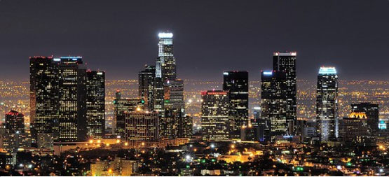 Banner image showing los angeles city