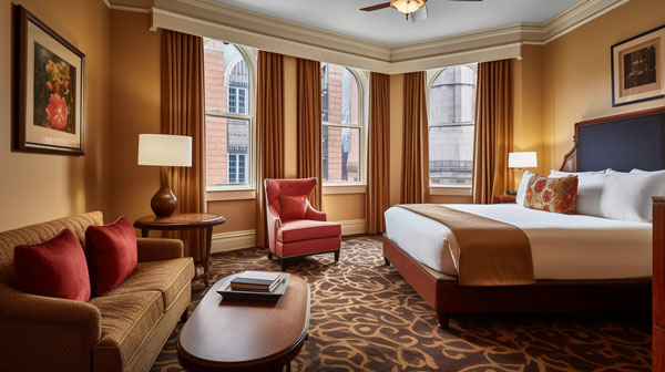 Hotel Room at Brown Palace Denver
