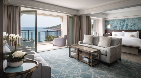 Hotel Room at Ritz Carlton Laguna Beach
